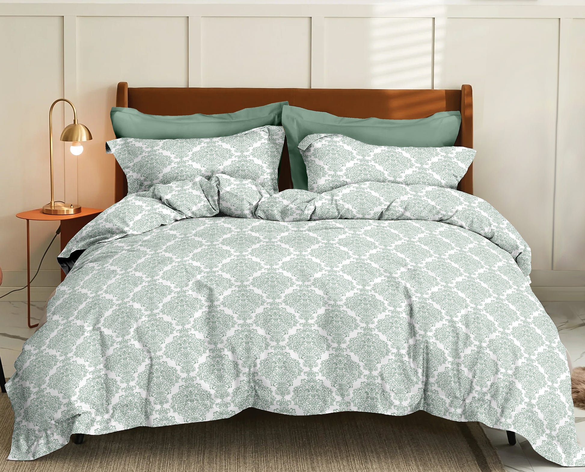 Emblem Green Bedsheet - Evermore